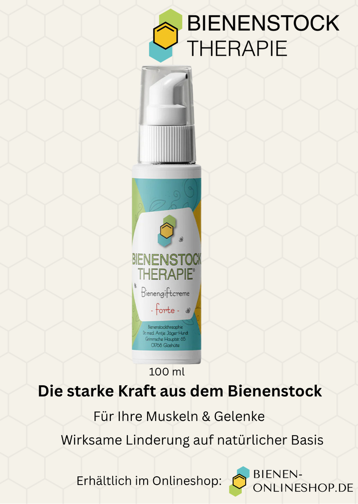 Onguent de venin d'abeille fort de Bienenstocktherapie échantillon