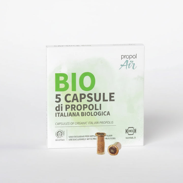Capsules de vapeur de propolis BIO