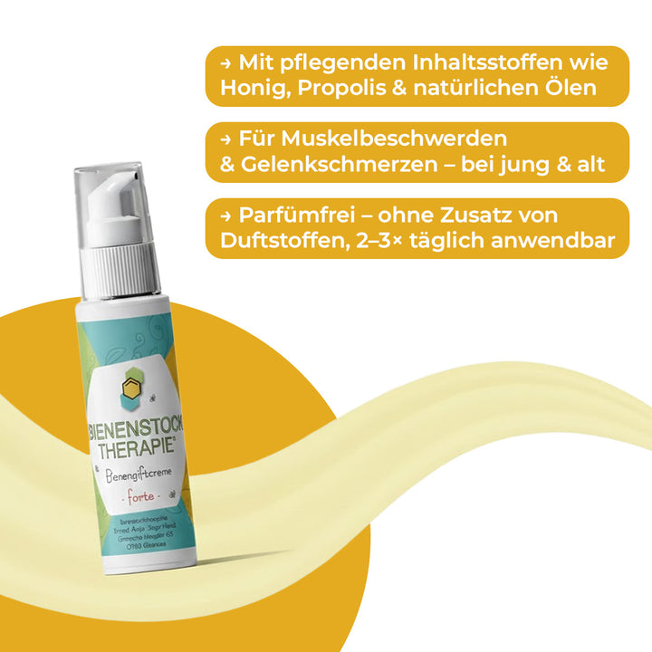 Apithérapie Crème au venin d'abeille forte 100 ml