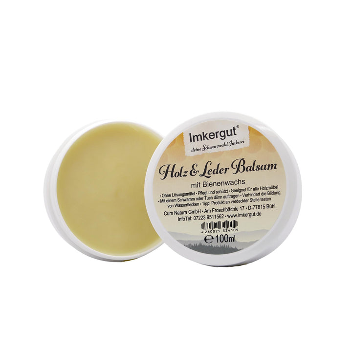 Baume pour bois et cuir à la cire d'abeille 100ml