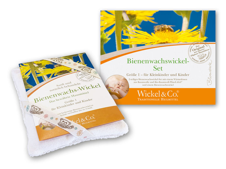 Kit d'enveloppements de cire d'abeille Taille 1 - Petit enfant/Enfant d'âge scolaire, 13 x 16 cm