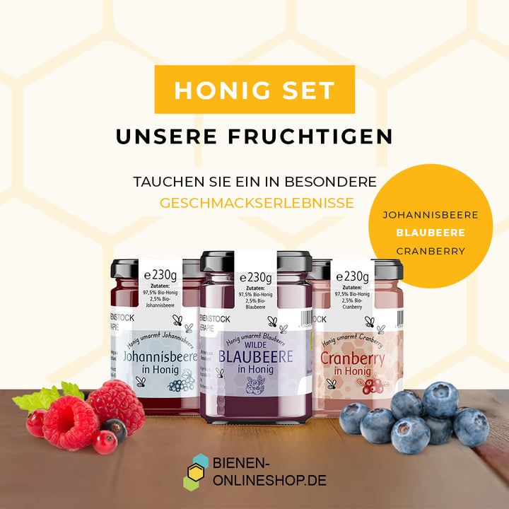 Coffret de Miels - Nos 3 Fruités X 230g