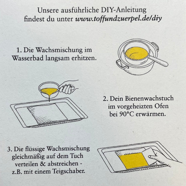 Repair-Wachs DIY Bienenwachstuch Anleitung 