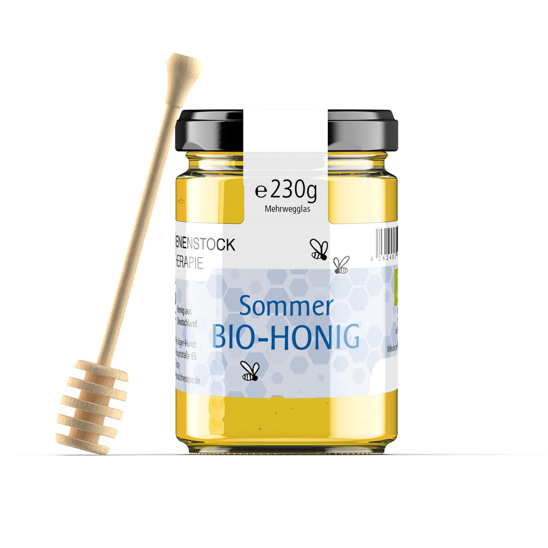 Glas Bio Sommerhonig cremig 230g aus Deutschland 