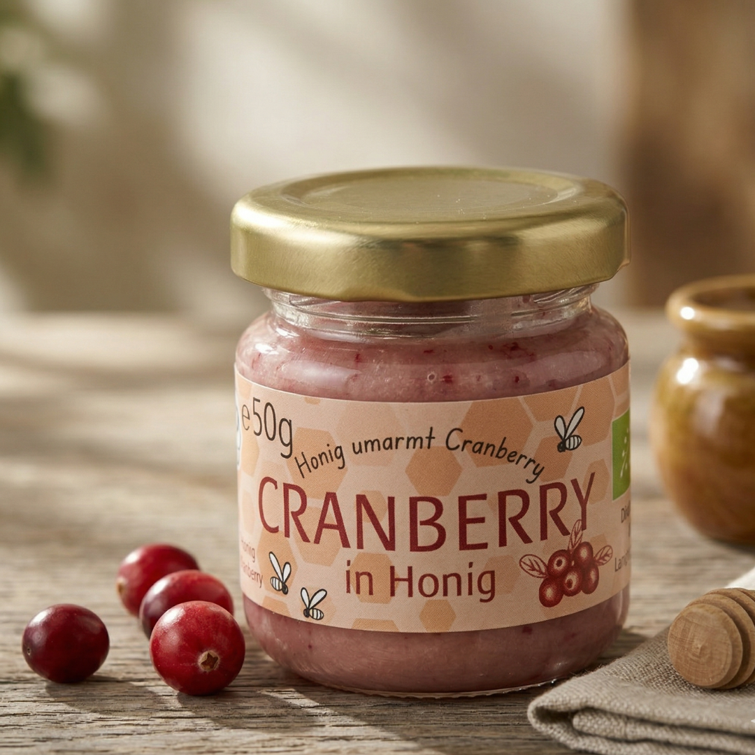 Miel bio aux canneberges 50g