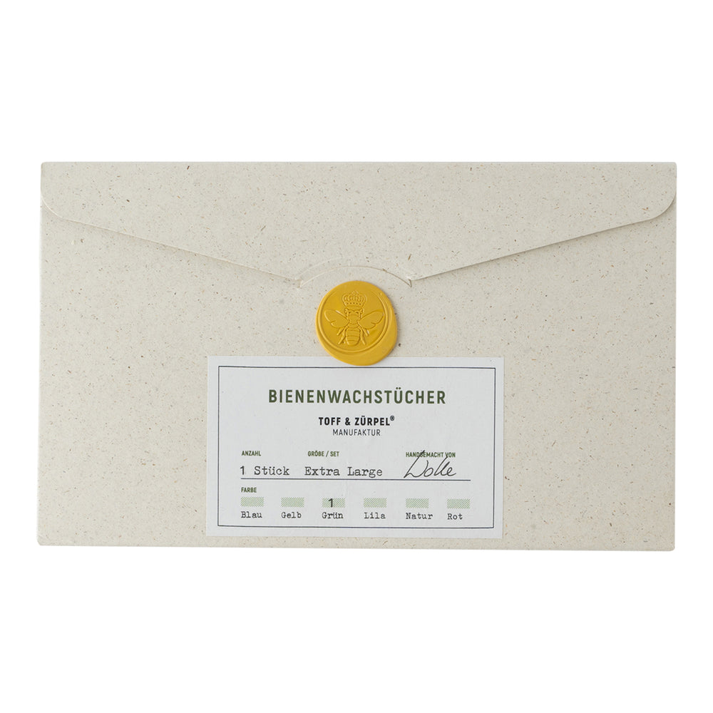 Verpackung Bienenwachstuch Extra Large