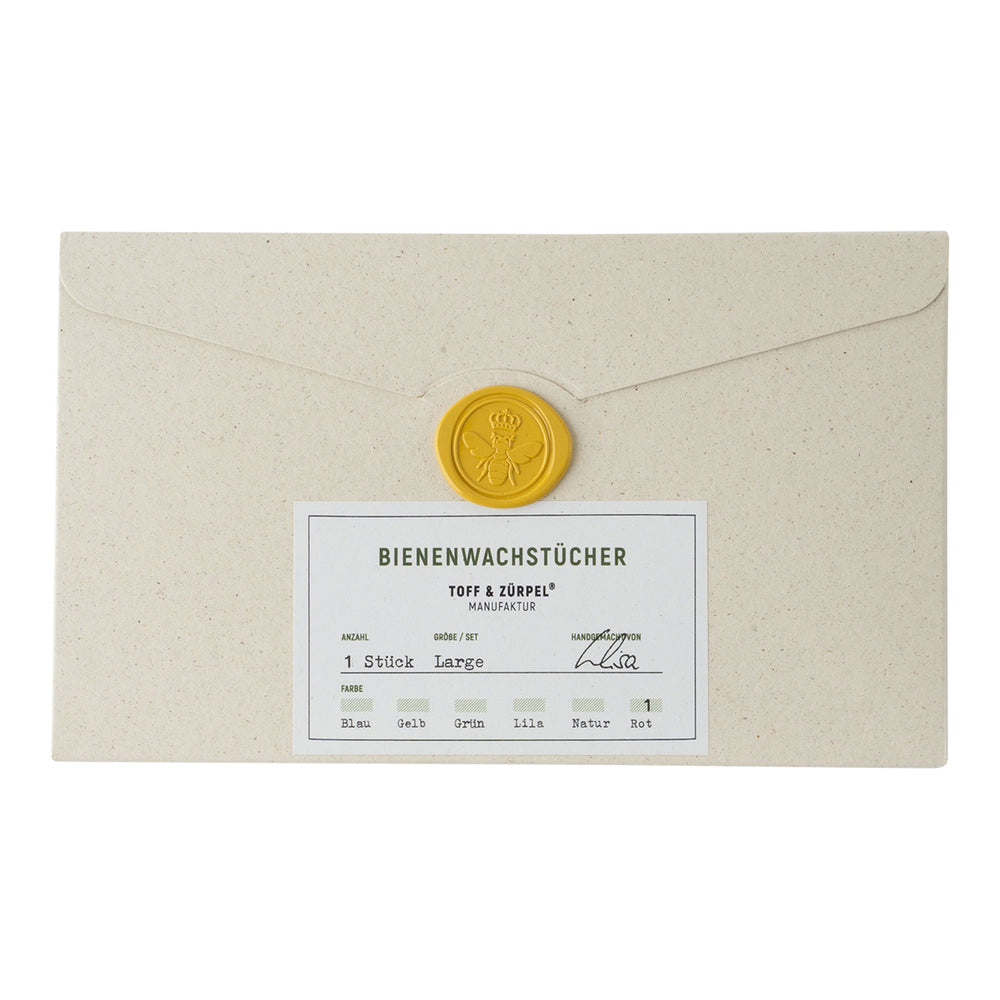 Verpackung Bienenwachstuch Large