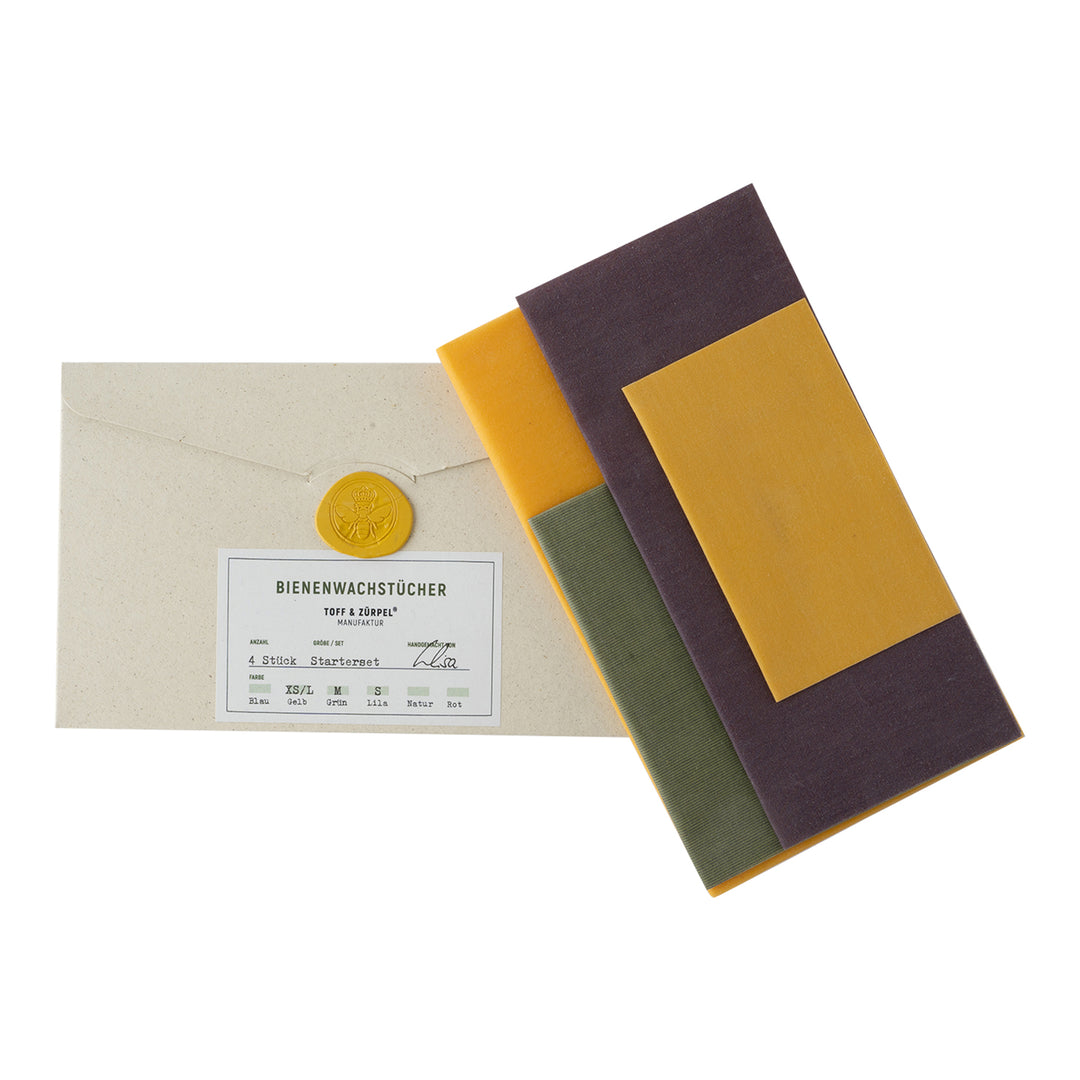 Kit de démarrage pour emballages alimentaires en cire d'abeille