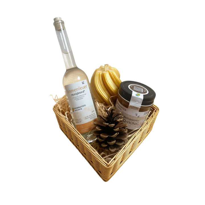 Panier cadeau abeille pour papa/papi