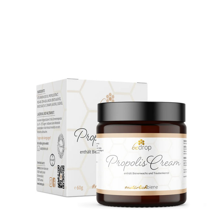 Pommade Propolis Bedrop 60 ml - avec cire d'abeille et huile de pépins de raisin