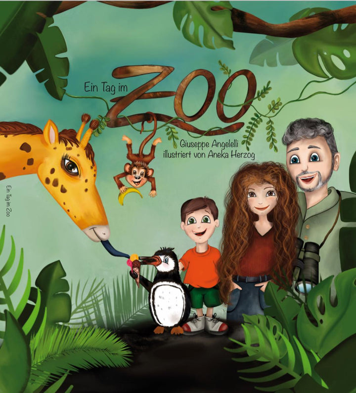 Livre pour enfants Une journée au zoo
