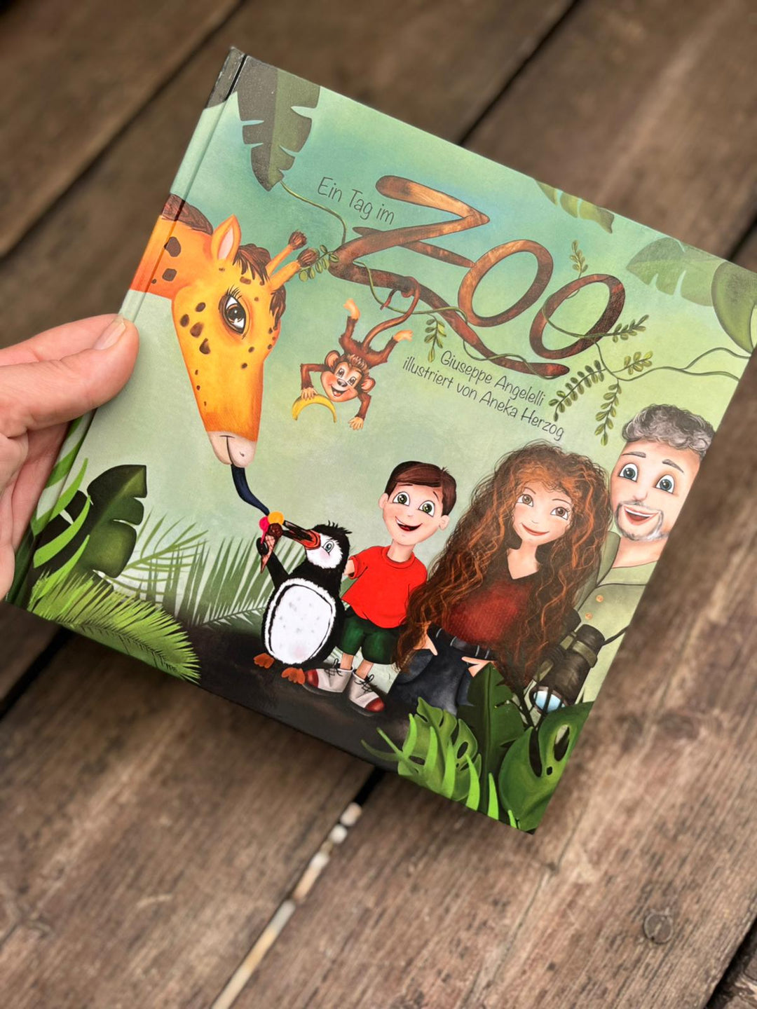 Livre pour enfants Une journée au zoo