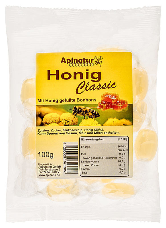 Honig-Bonbons "Classic", 100g-Beutel