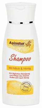 Apinatur® Milch Honig Shampoo 200ml – natürliche Haarpflege mit Bienenhonig und Milch