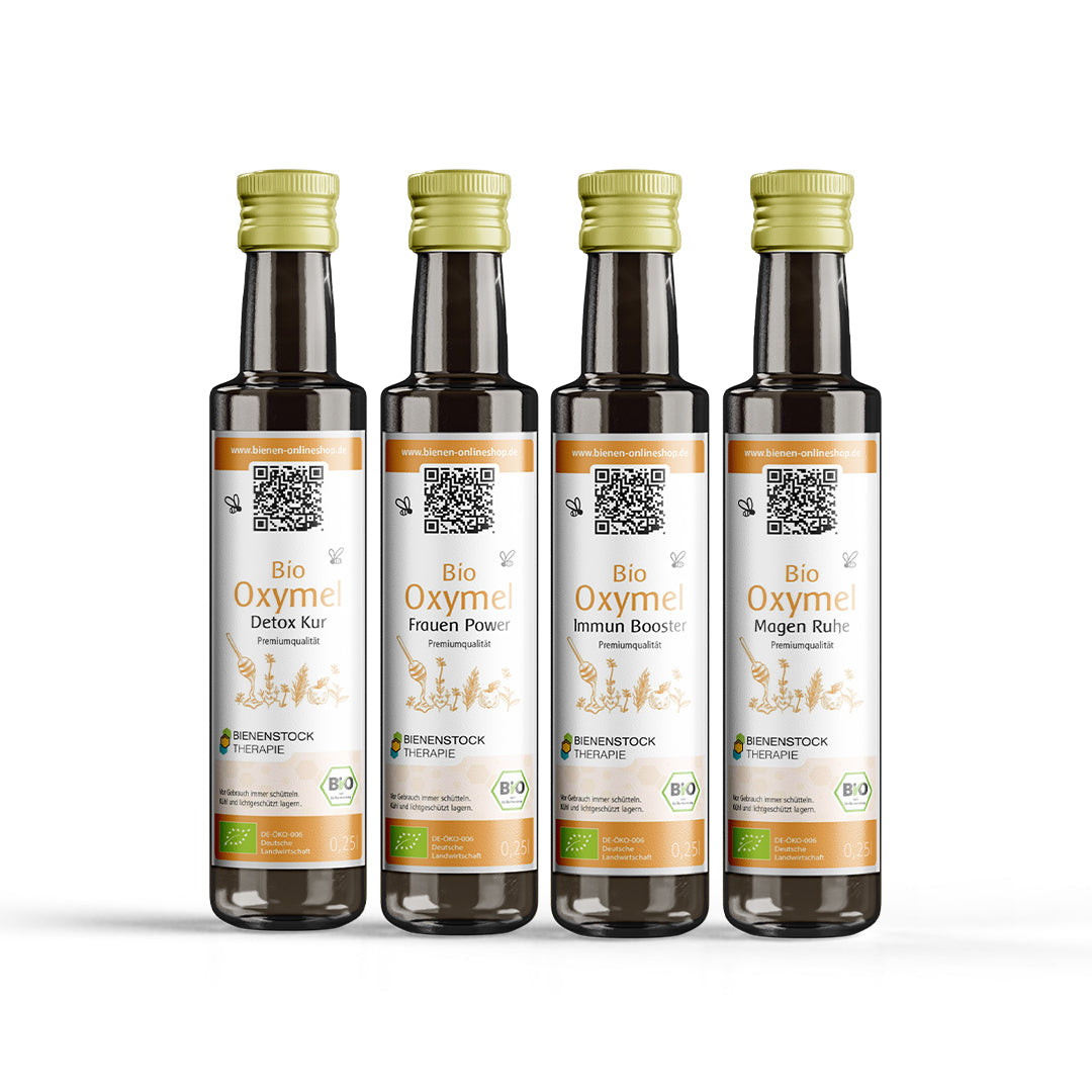 Oxymel BIO Kennenlernset mit 4 Flaschen à 250 ml