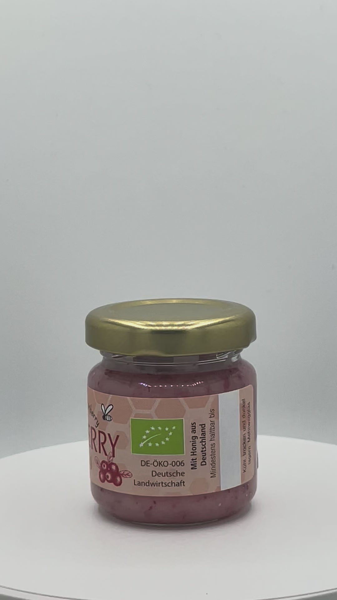 Miel bio aux canneberges 50g
